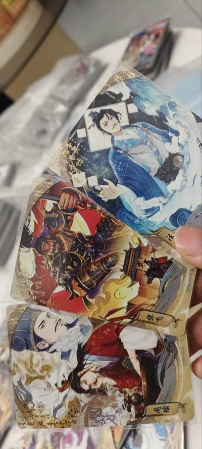 秋原瞳的小店第三十七期（春，荷尔蒙的气息扑鼻而来的季节） 卡游三国流芳传韵一组3张