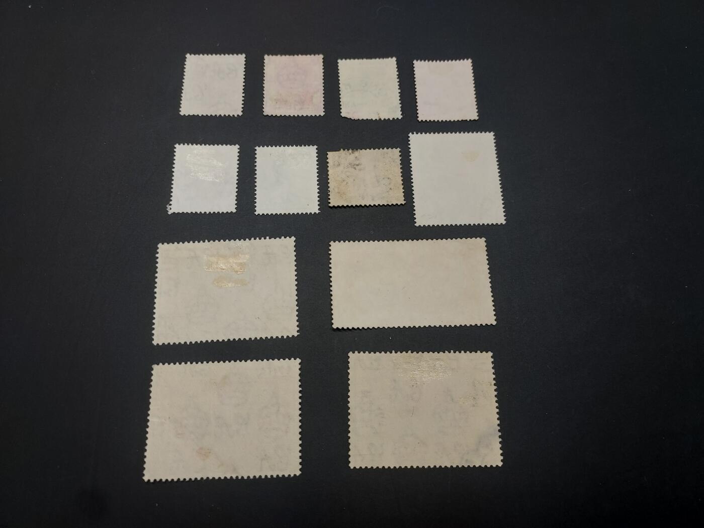 博彦收藏   3月11日 8点邮票专场 全场包邮 香港 中早期旧票12枚 个别瑕疵 大部分上品  