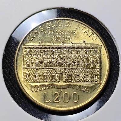 KK钱币收藏小铺   套币 批量/好品散币专场 2月预留时间 周末发货 -  意大利200里拉纪念币 好品
