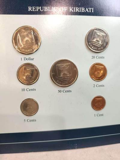 G&W世界散币，银币处理专场（第45场） - 富兰克林-基里巴斯7枚套