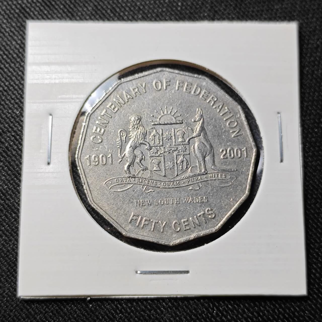 KK钱币收藏小铺   套币 批量/好品散币专场 2月预留时间 周末发货   澳大利亚50分纪念币