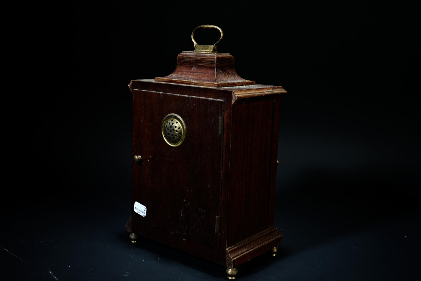 上海都达杂项专场四十五【全场包邮】  老式五音提梁座钟92-2