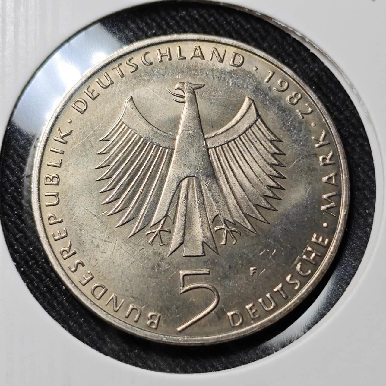 KK钱币收藏小铺   套币 批量/好品散币专场 2月预留时间 周末发货  1972德国5马克纪念币