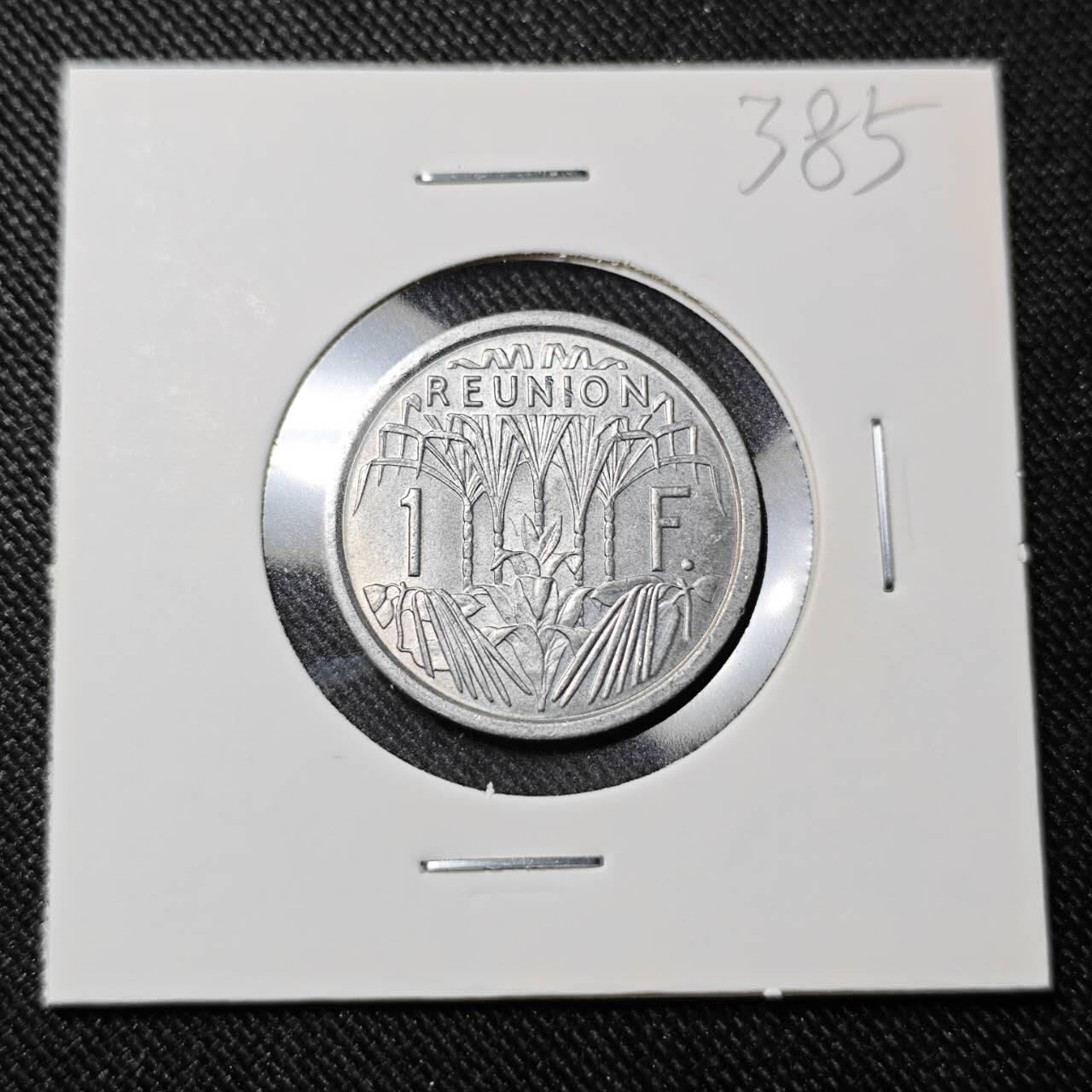 KK钱币收藏小铺   套币 批量/好品散币专场 2月预留时间 周末发货  法属留尼汪1法郎