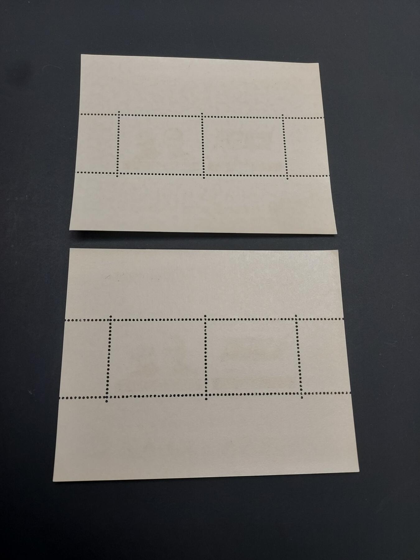 博彦收藏   3月11日 8点邮票专场 全场包邮 全代会 型张2枚 轻微微黄 上品/近全品