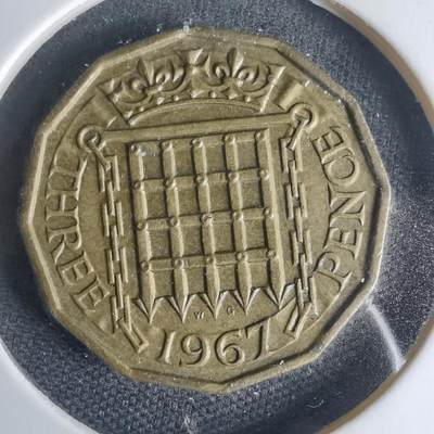 沼泽如烟--第1013场 - 英国1967年3便士