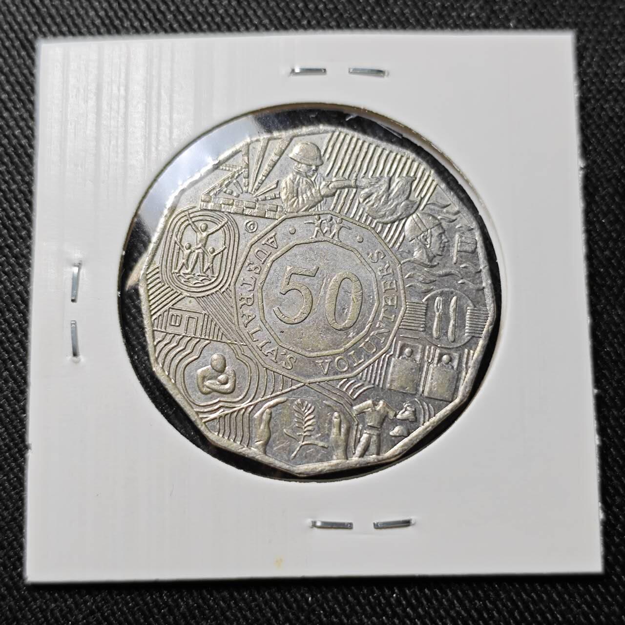 KK钱币收藏小铺   套币 批量/好品散币专场 2月预留时间 周末发货   澳大利亚50分纪念币