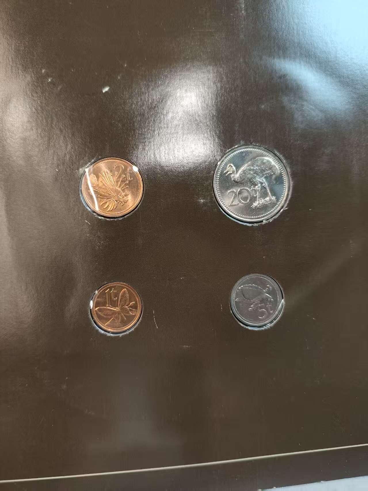 G&W世界散币，银币处理专场（第45场） 富兰克林-巴布亚新几内亚4枚套