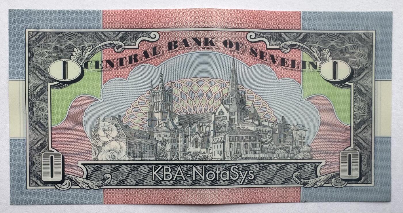 2026第4场（总第231期）：精品测试钞、外钞综合场  塑料/KBA-NotaSys “拜伦勋爵”早期0面值Guardian基材塑料测试钞（有中折）