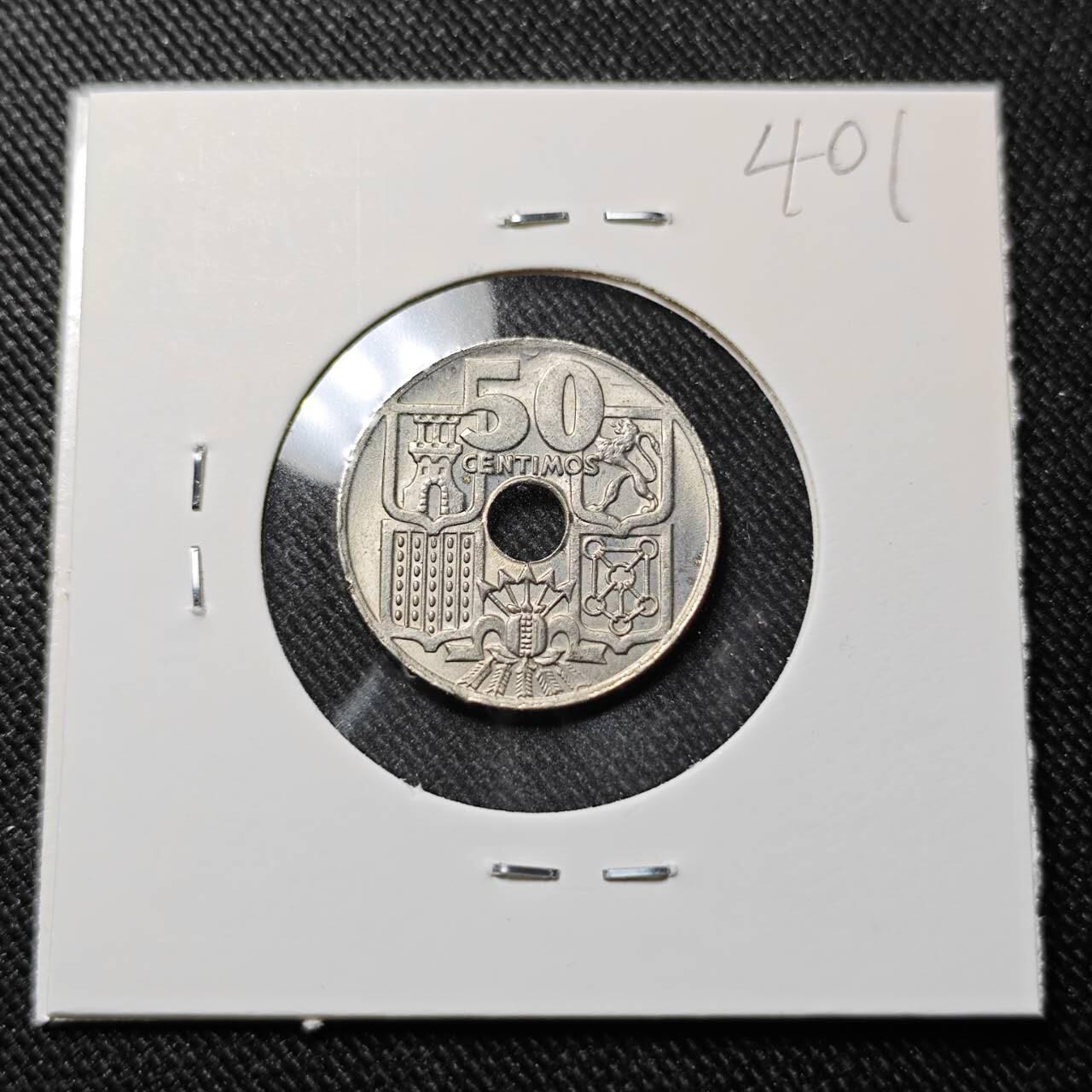 KK钱币收藏小铺   套币 批量/好品散币专场 2月预留时间 周末发货  1963西班牙50比塞塔 好品