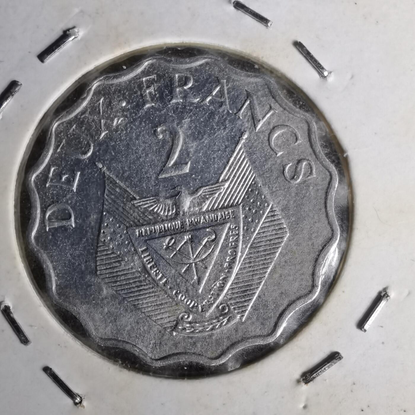 沼泽如烟--第1012场 卢旺达1970年2法郎