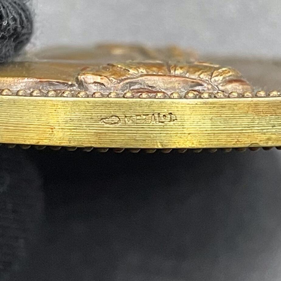 「木头集藏」章牌专场-第69场 法国瓦朗蒂诺女公爵纪念铜章，直径：52.5 mm，71.5 g，边铭：丰饶角 METAL·D，