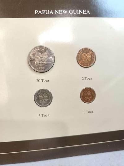 G&W世界散币，银币处理专场（第45场） - 富兰克林-巴布亚新几内亚4枚套