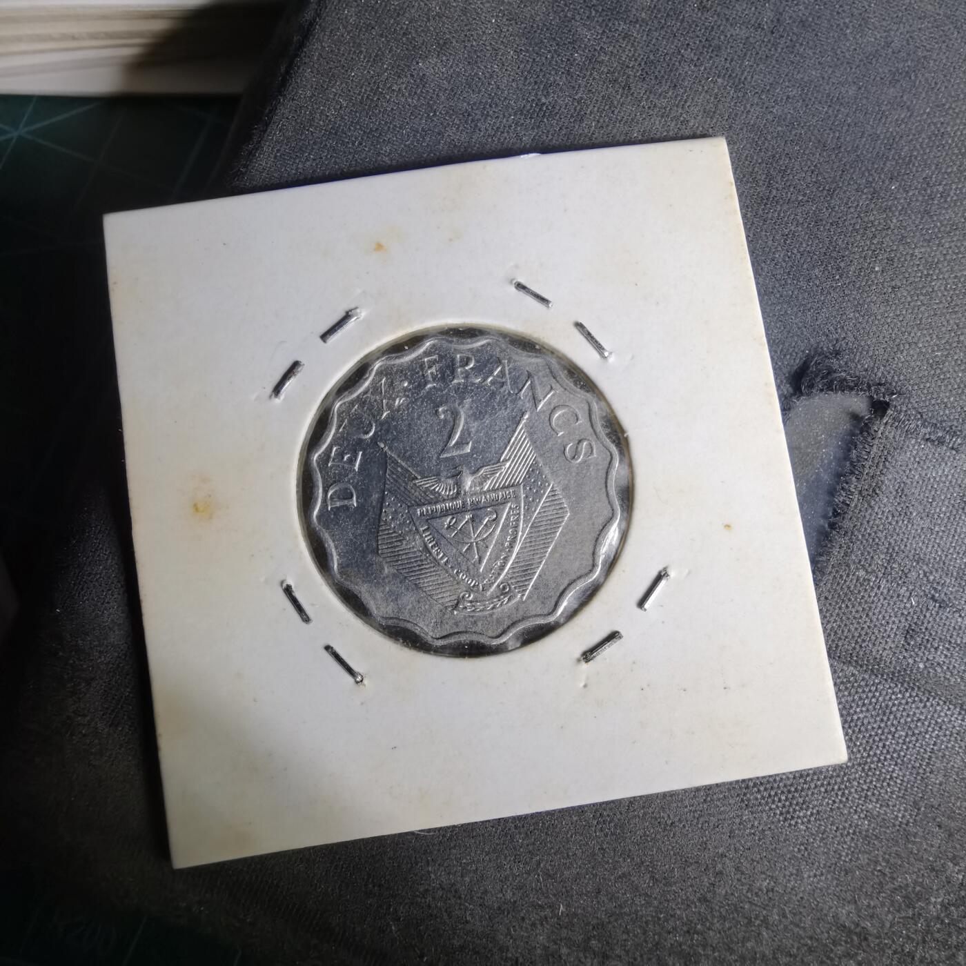 沼泽如烟--第1012场 卢旺达1970年2法郎