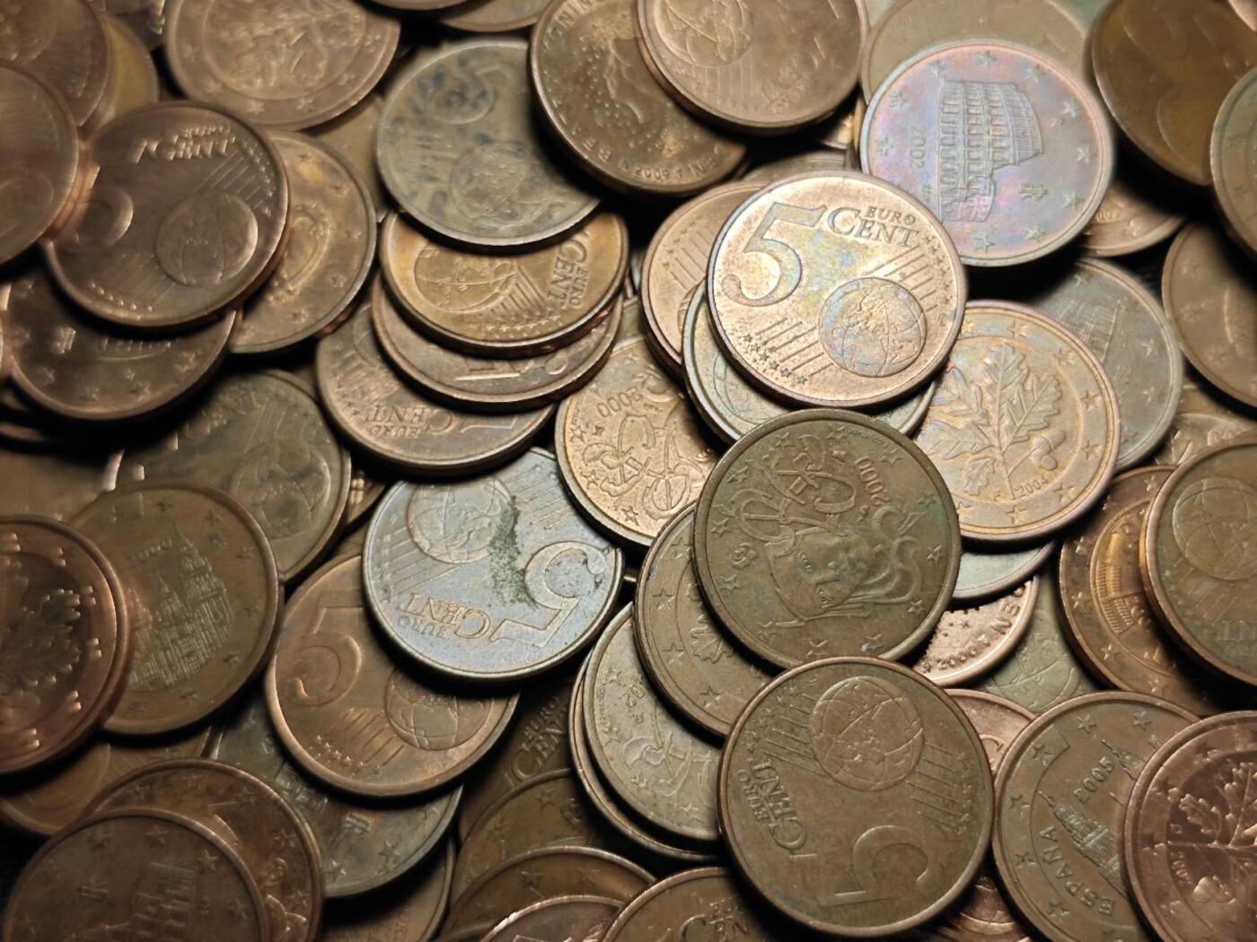 KK钱币收藏小铺   套币 批量/好品散币专场 2月预留时间 周末发货  各国5欧分一组695枚 面值34.75欧元