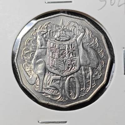 KK钱币收藏小铺   套币 批量/好品散币专场 2月预留时间 周末发货 -  1984澳大利亚50便士 好品