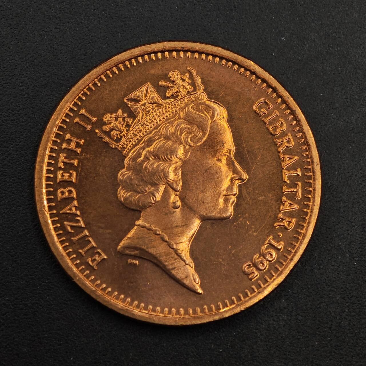 【淘币小摊】实时拍第八百七十六拍   散币场    每周一统一发货 直布罗陀1995年灯塔2便士铜币