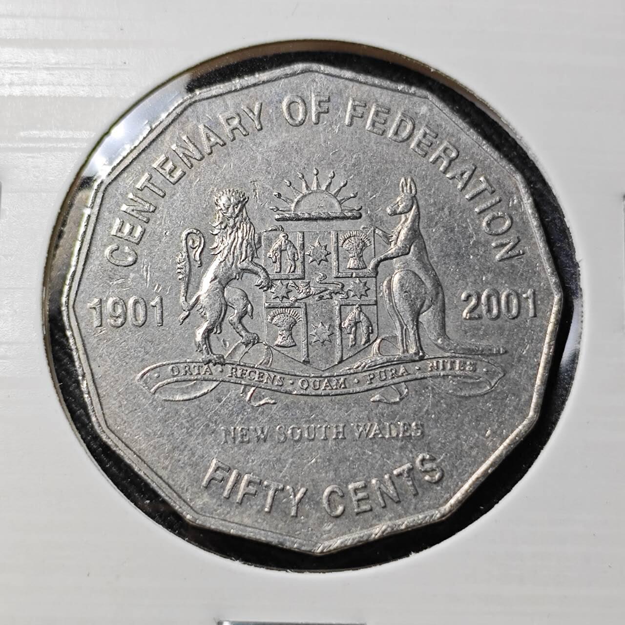 KK钱币收藏小铺   套币 批量/好品散币专场 2月预留时间 周末发货   澳大利亚50分纪念币