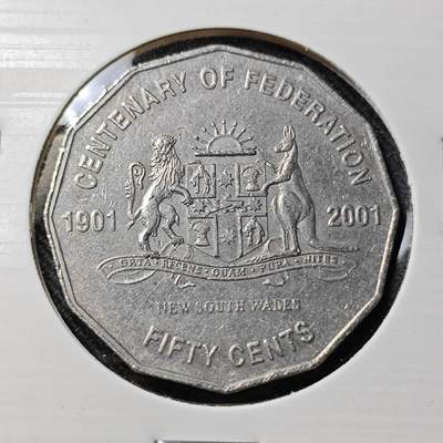 KK钱币收藏小铺   套币 批量/好品散币专场 2月预留时间 周末发货 -   澳大利亚50分纪念币