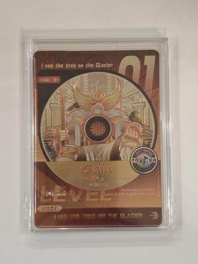 言遇卡牌 本期满百送限编卡【2026.03.13周五晚22：00截拍】 - 【音乐卡】 北欧神话 众神之王 奥丁 专辑箔卡 失落的迷塔音乐专辑卡（内置NFC芯片 可播放音乐）卡背瑕疵 介意勿拍 