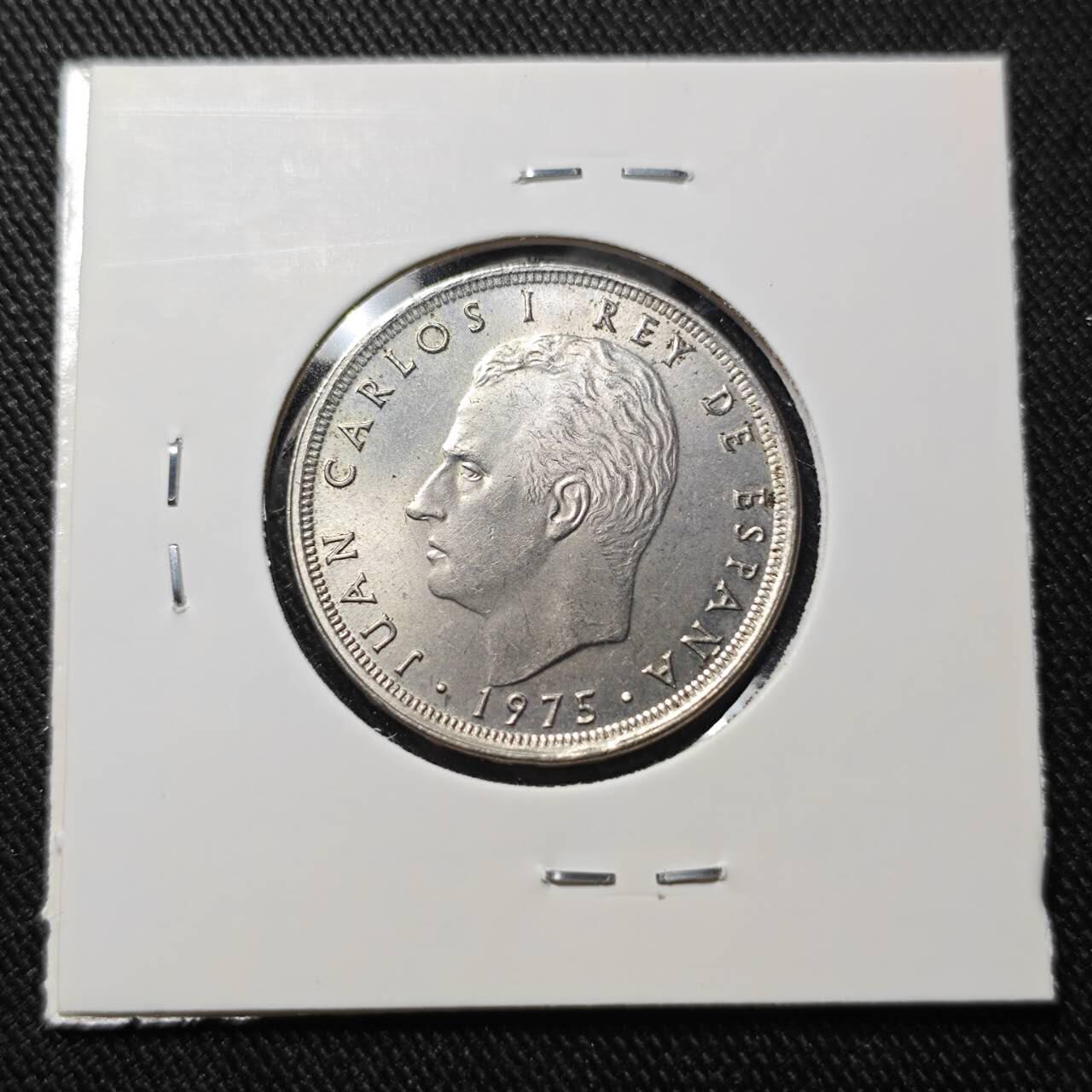 KK钱币收藏小铺   套币 批量/好品散币专场 2月预留时间 周末发货  1975西班牙25比塞塔 好品