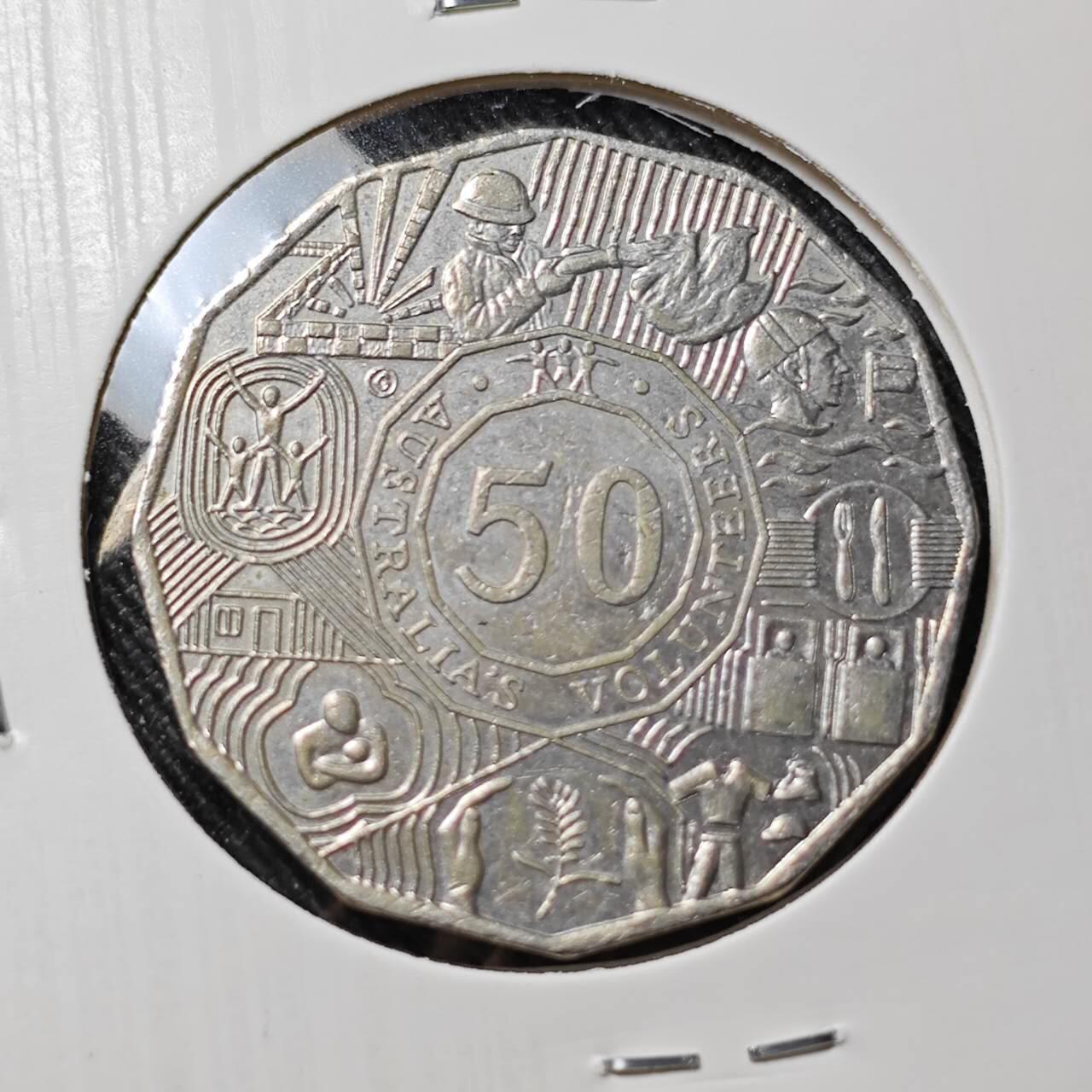 KK钱币收藏小铺   套币 批量/好品散币专场 2月预留时间 周末发货   澳大利亚50分纪念币