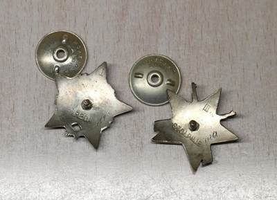 大猫徽章拍卖 第289期 南斯拉夫游击队之星 二级三级勋章一组