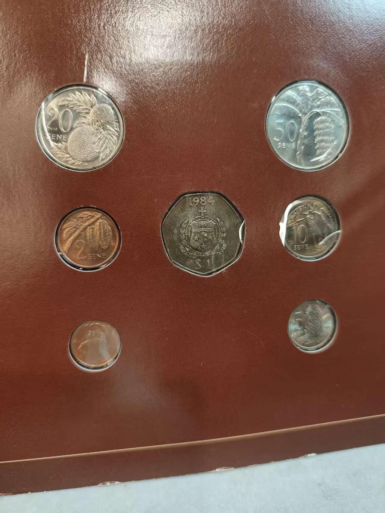 G&W世界散币，银币处理专场（第45场） 富兰克林-萨摩亚7枚套