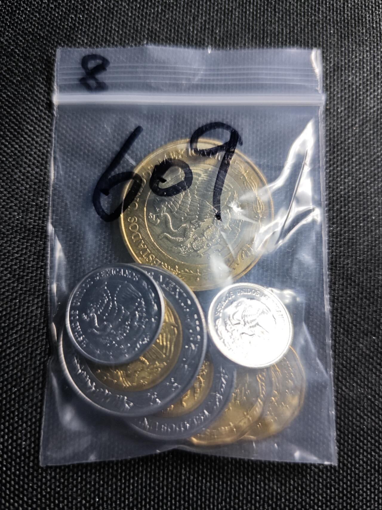 KK钱币收藏小铺   套币 批量/好品散币专场 2月预留时间 周末发货  墨西哥大小面值好品一套