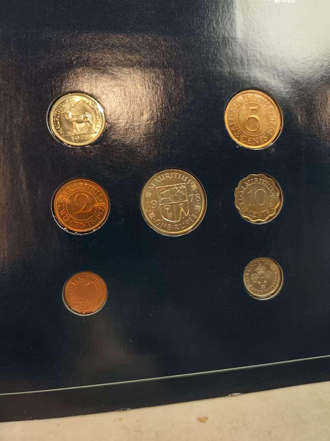 G&W世界散币，银币处理专场（第45场） 富兰克林-毛里求斯7枚套