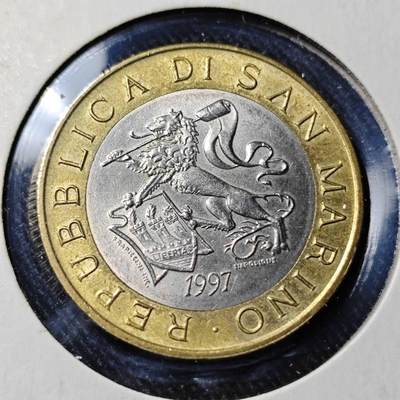 KK钱币收藏小铺   套币 批量/好品散币专场 2月预留时间 周末发货 -  圣马力诺1000里拉双色币