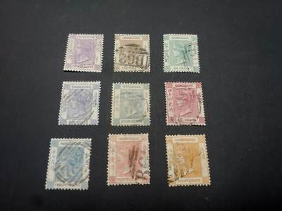 博彦收藏   3月11日 8点邮票专场 全场包邮 - 香港 维多利亚 CC水印旧票一组 个别有薄  大部分上品