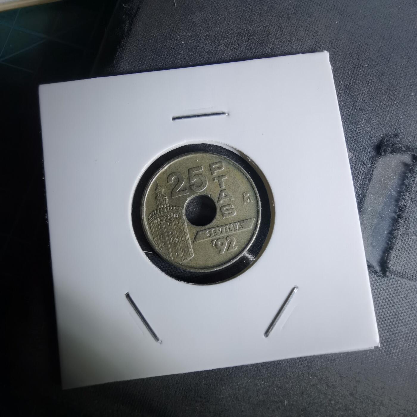 沼泽如烟--第1012场 西班牙25比塞塔纪念币