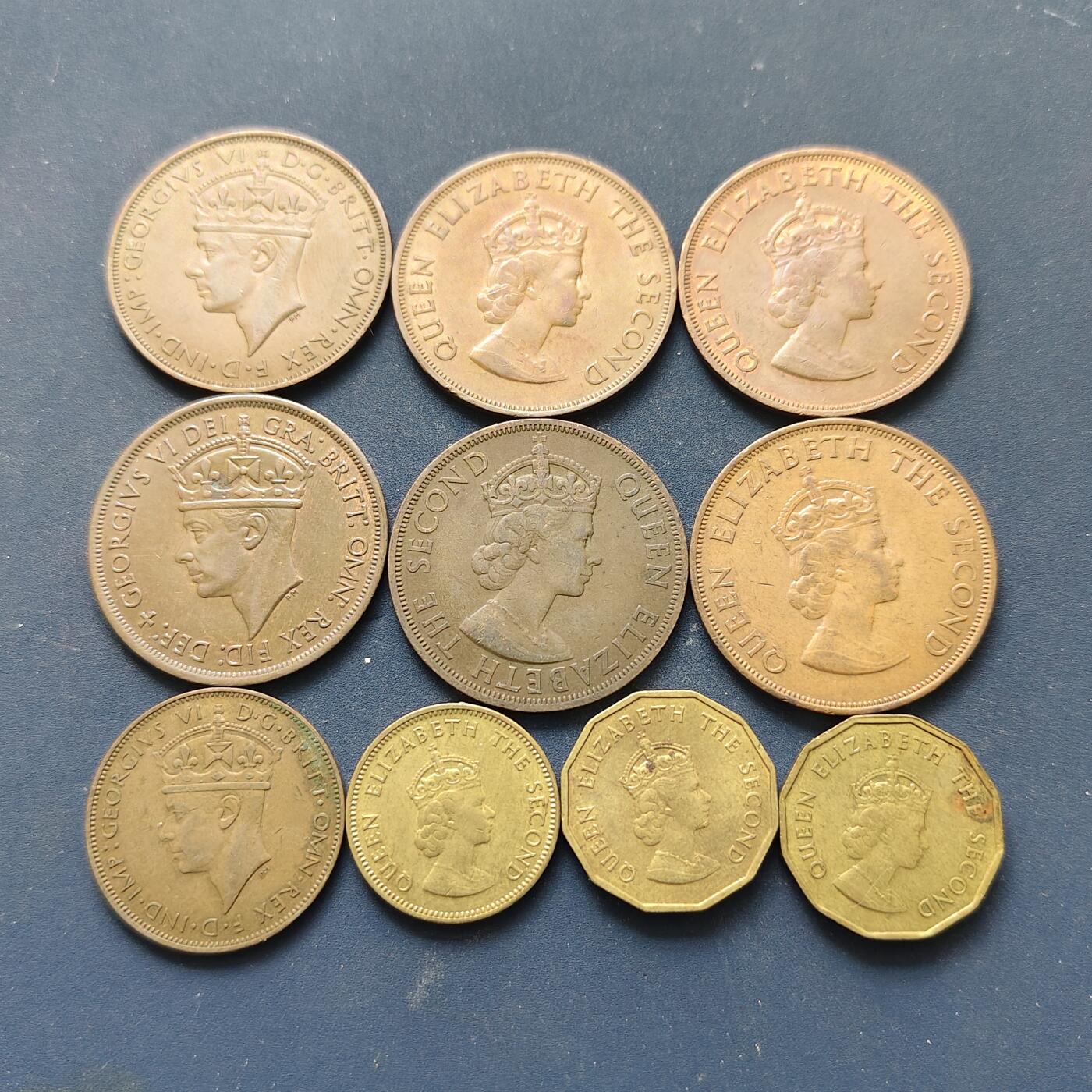 【全场包邮】纯粹捡漏拍508场 泽西各年份各版本10枚套币-含早期纪念币+骡币等