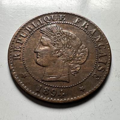 🌹外币初藏🌹🐯2026年第24场  每周二四六晚8️⃣点 接代拍 - 法国1894年一分