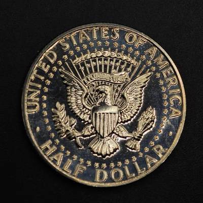 【淘币小摊】实时拍第八百七十六拍   散币场    每周一统一发货 - 美国1972年50分精制镍币