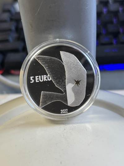 第192期拍卖 - 拉脱维亚2022年为了自由精制纪念银币，999银，22克，发行8000枚