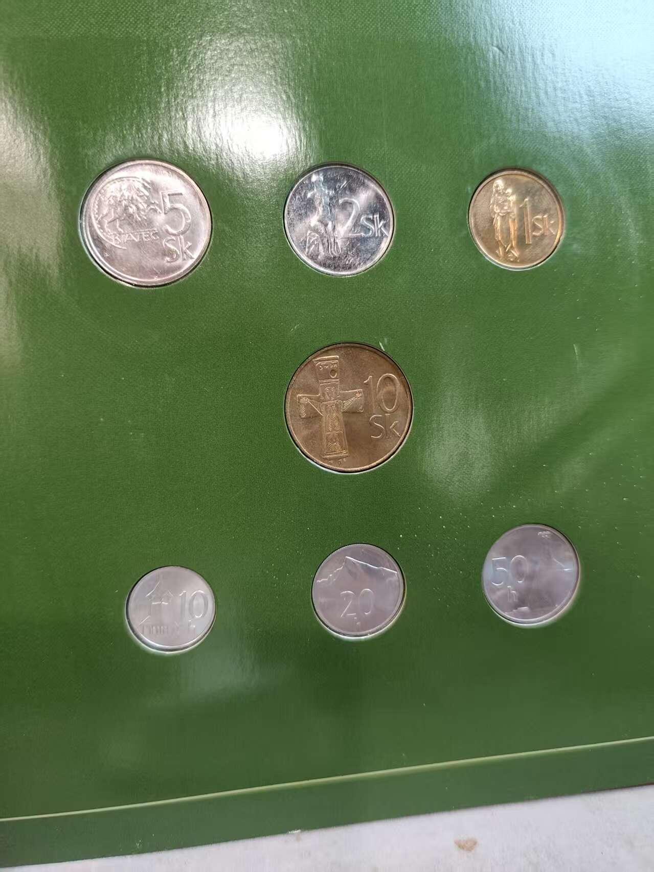 G&W世界散币，银币处理专场（第45场） 富兰克林-斯洛伐克7枚套