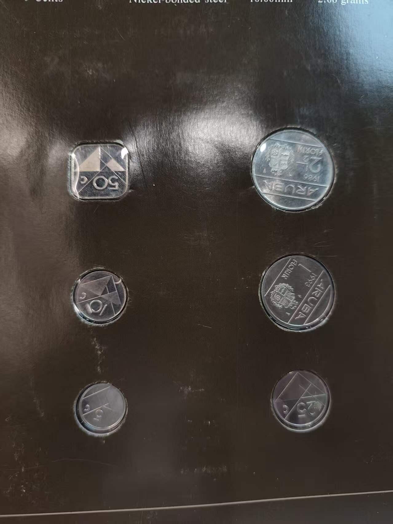 G&W世界散币，银币处理专场（第45场） 富兰克林-阿鲁巴6枚套