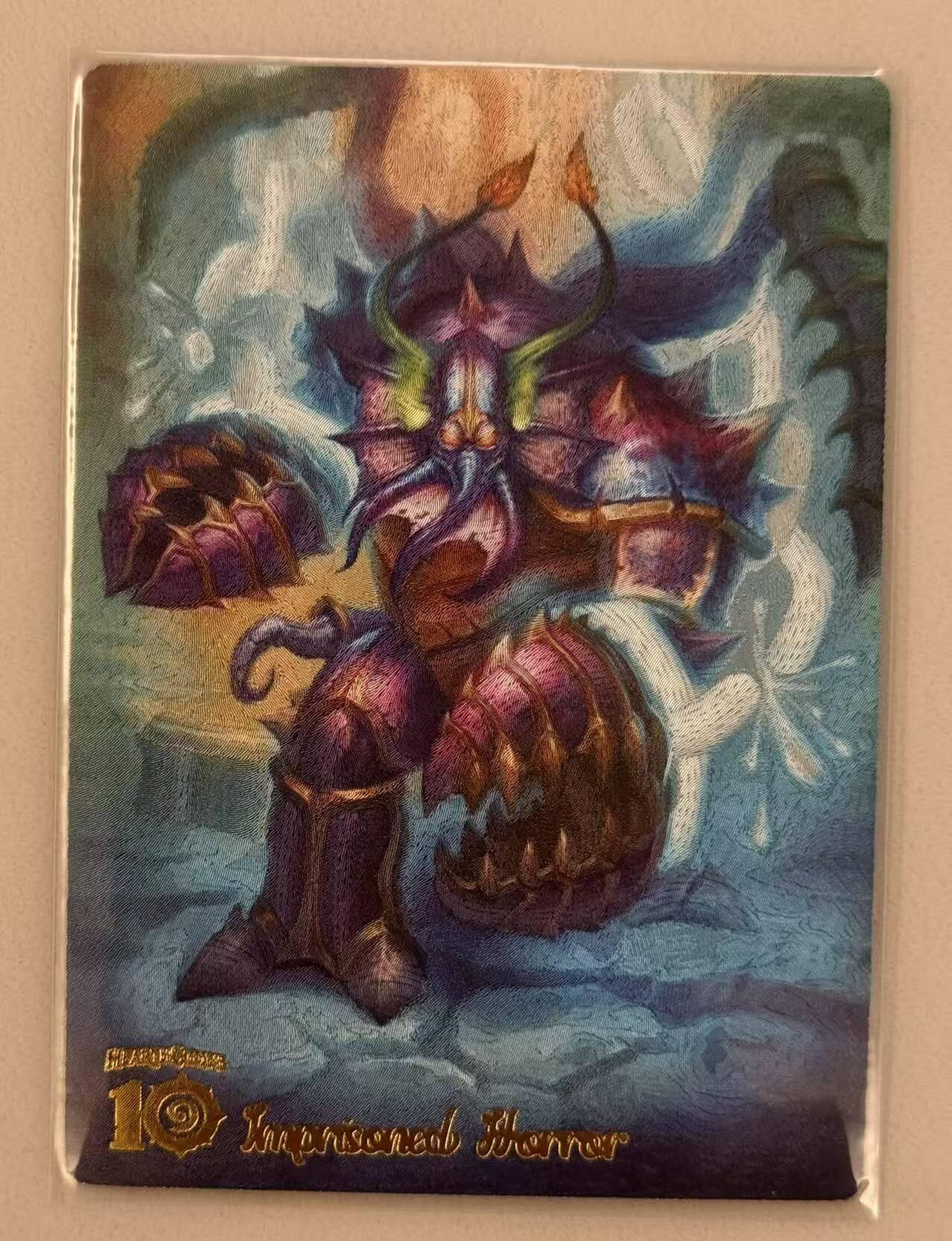 满赠PR！！龙虎卡牌-七七场（满200元包邮，无佣金，每周六结拍，欢迎送拍） 粗闪卡 谭二盲包 暴雪嘉年华炉石系列 禁锢恐魔