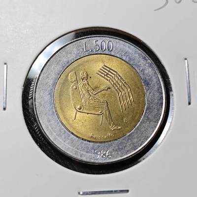 KK钱币收藏小铺   套币 批量/好品散币专场 2月预留时间 周末发货 -   圣马力诺500里拉双色币