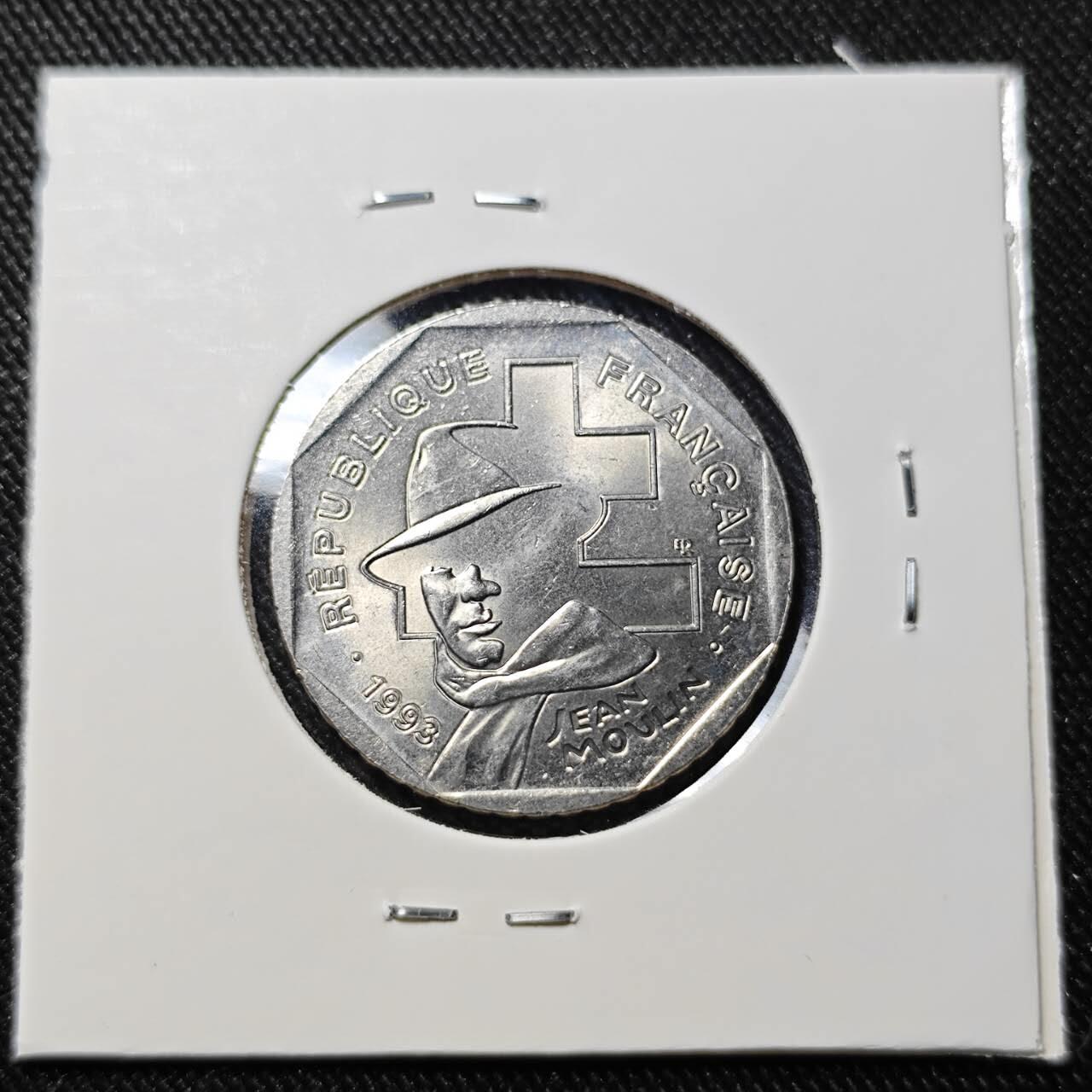 KK钱币收藏小铺   套币 批量/好品散币专场 2月预留时间 周末发货  1993法国2法郎 纪念币 好品