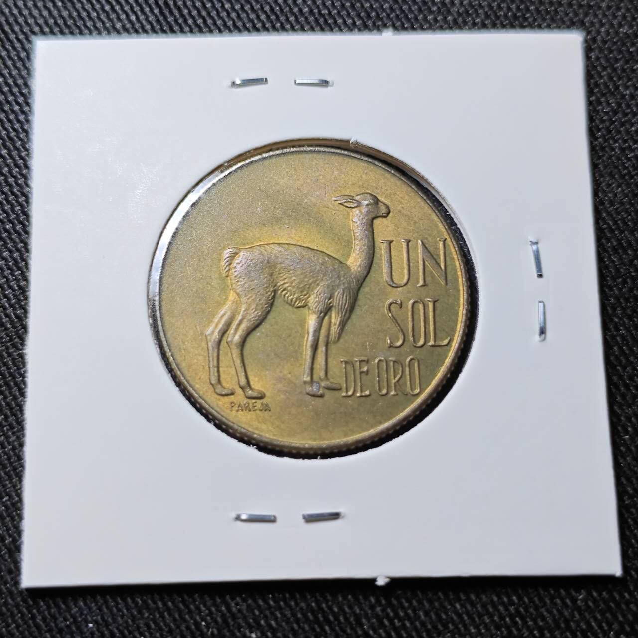 KK钱币收藏小铺   套币 批量/好品散币专场 2月预留时间 周末发货  1972秘鲁1索尔铜币