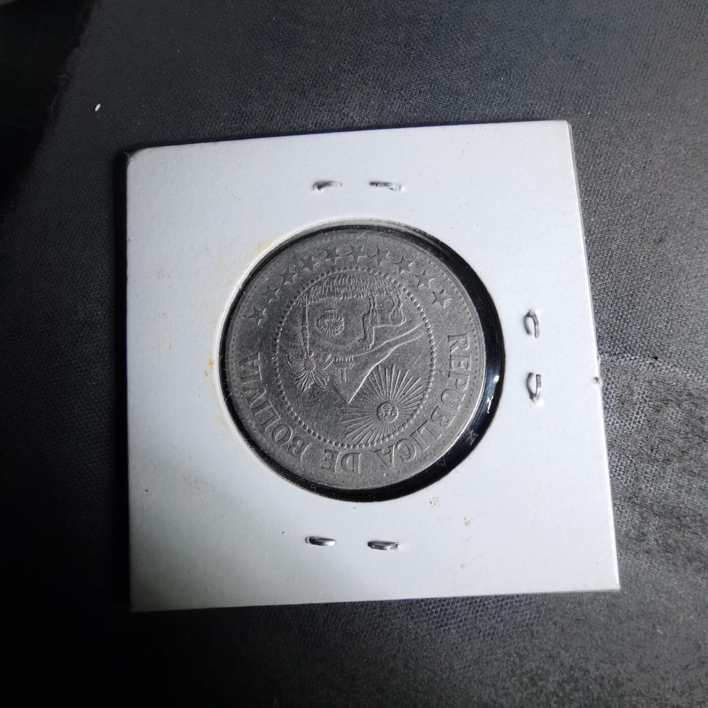 沼泽如烟--第1012场 玻利维亚1972年1比索