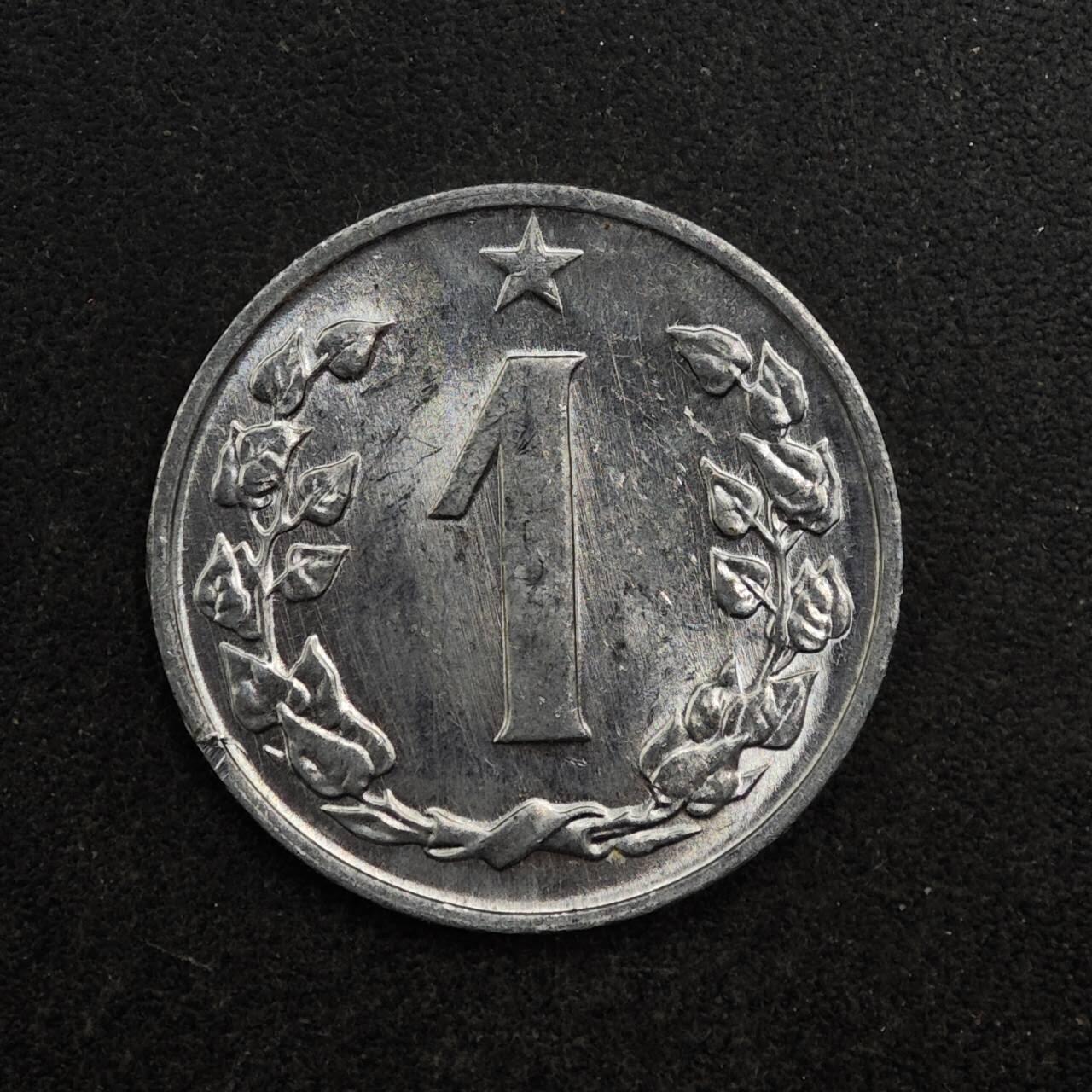 【淘币小摊】实时拍第八百七十六拍   散币场    每周一统一发货 捷克斯洛伐克1962年1赫勒铝币