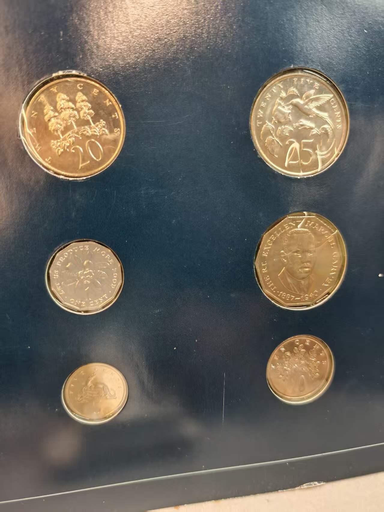 G&W世界散币，银币处理专场（第45场） 富兰克林-牙买加6枚套