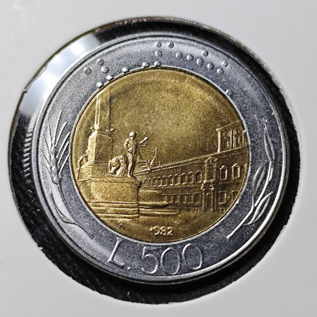 KK钱币收藏小铺   套币 批量/好品散币专场 2月预留时间 周末发货  意大利500里拉双色币