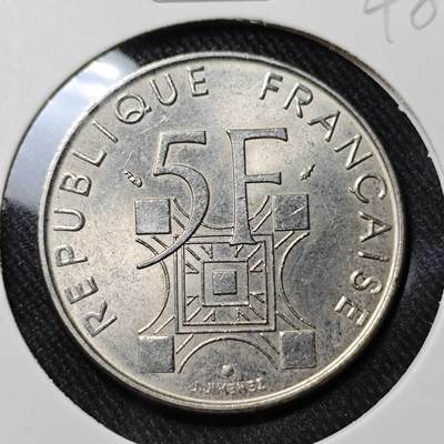 KK钱币收藏小铺   套币 批量/好品散币专场 2月预留时间 周末发货 -  法国5法郎纪念币 好品