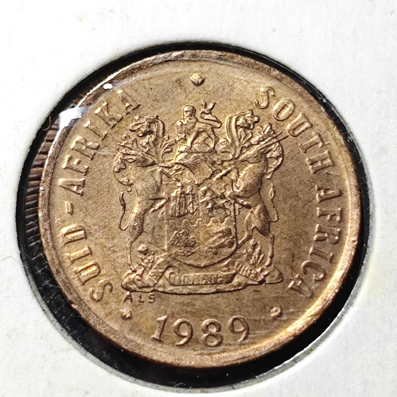 KK钱币收藏小铺   套币 批量/好品散币专场 2月预留时间 周末发货  1989南非1分铜币