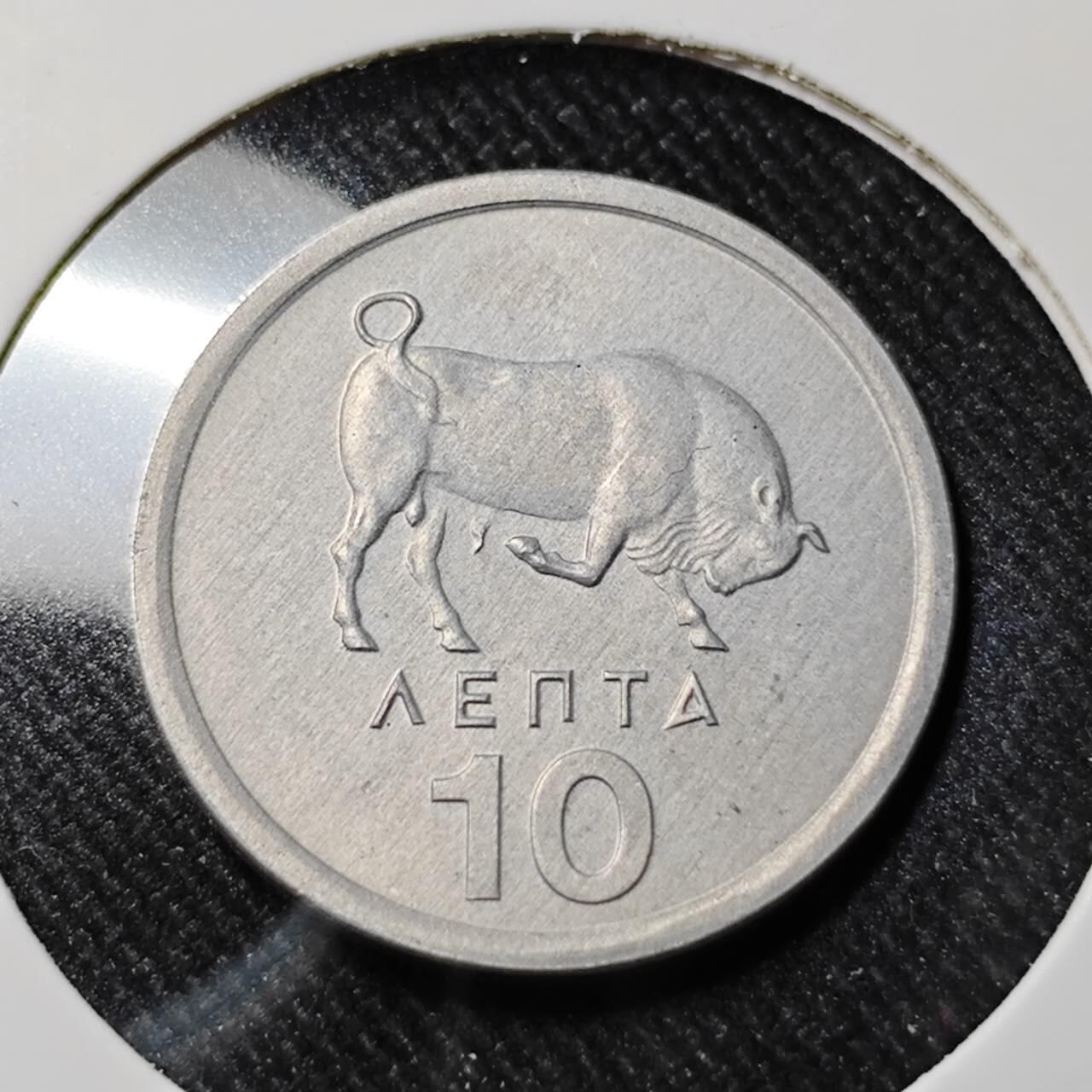 KK钱币收藏小铺   套币 批量/好品散币专场 2月预留时间 周末发货  1976希腊10雷普塔 好品